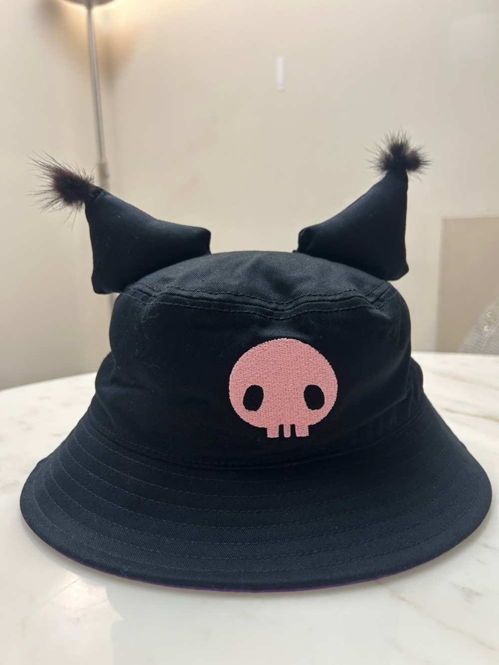 Sanrio Kuromi Black and Purple Bucket Hat